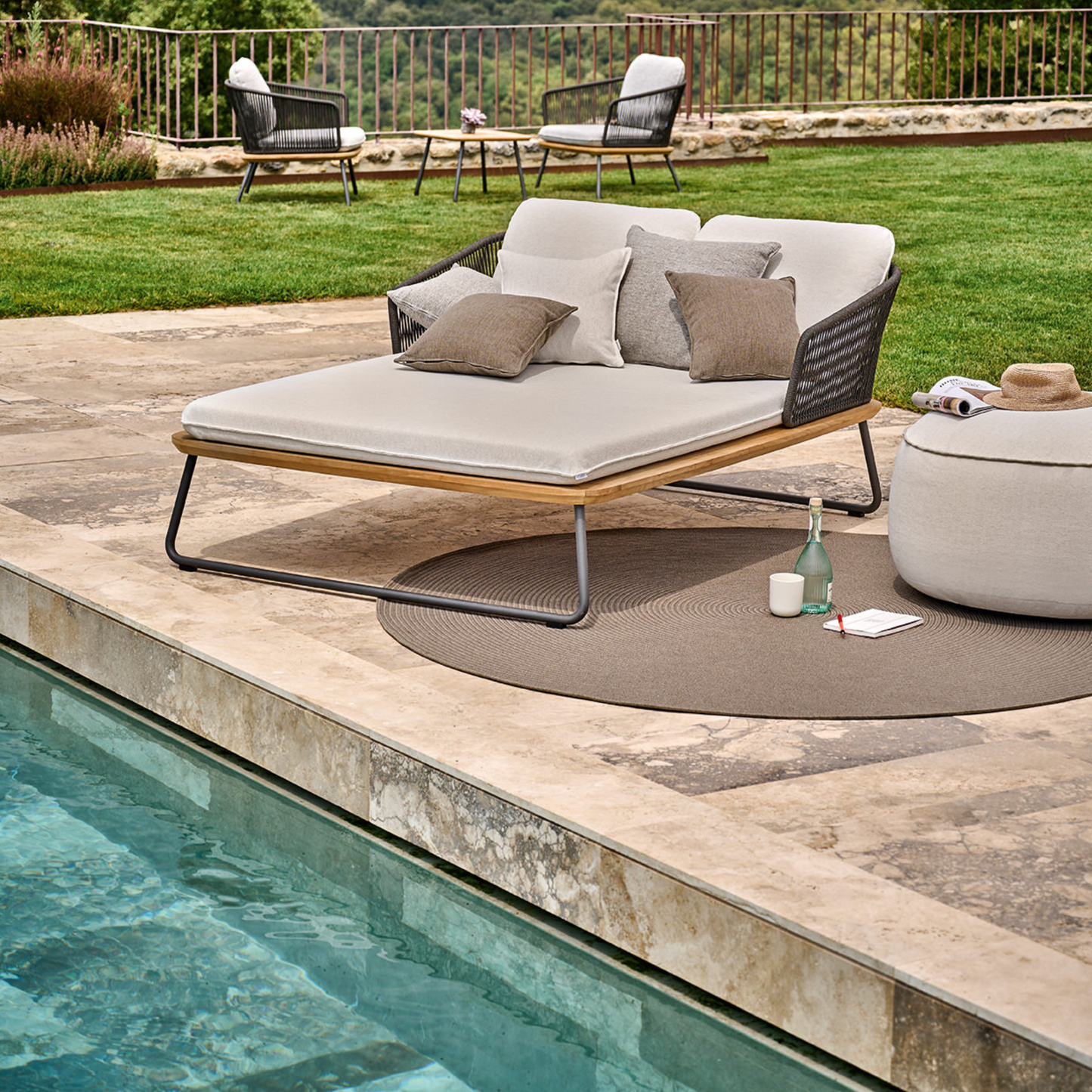 Outdoor Teppich rund