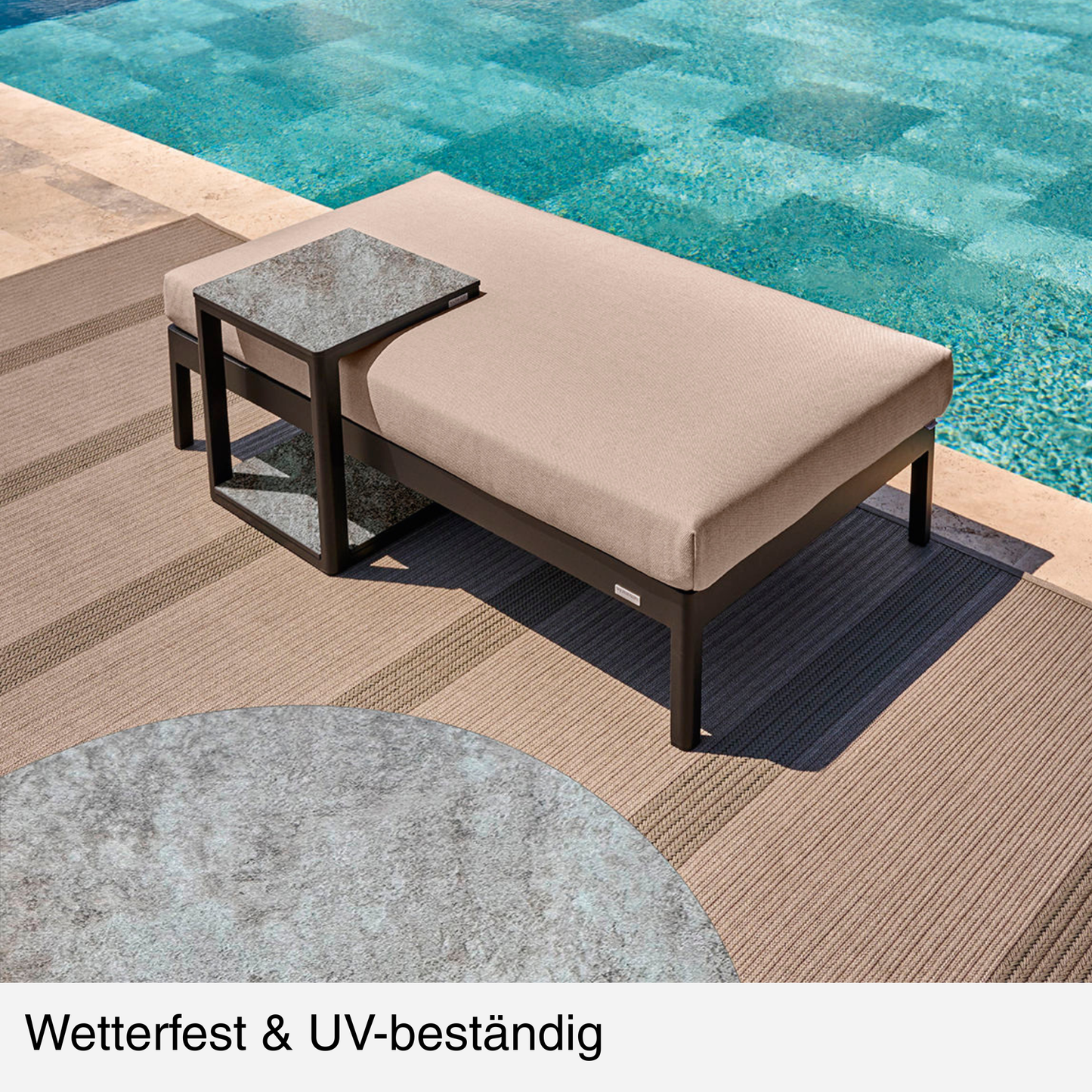 Outdoor-Teppich eckig