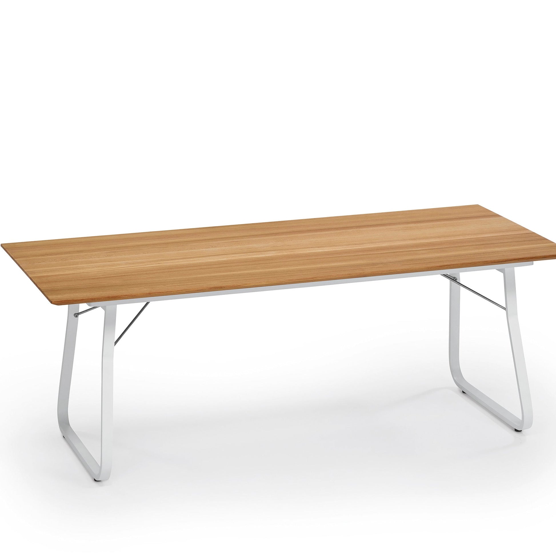 Weishäupl Ahoi Tisch Weiß Teak