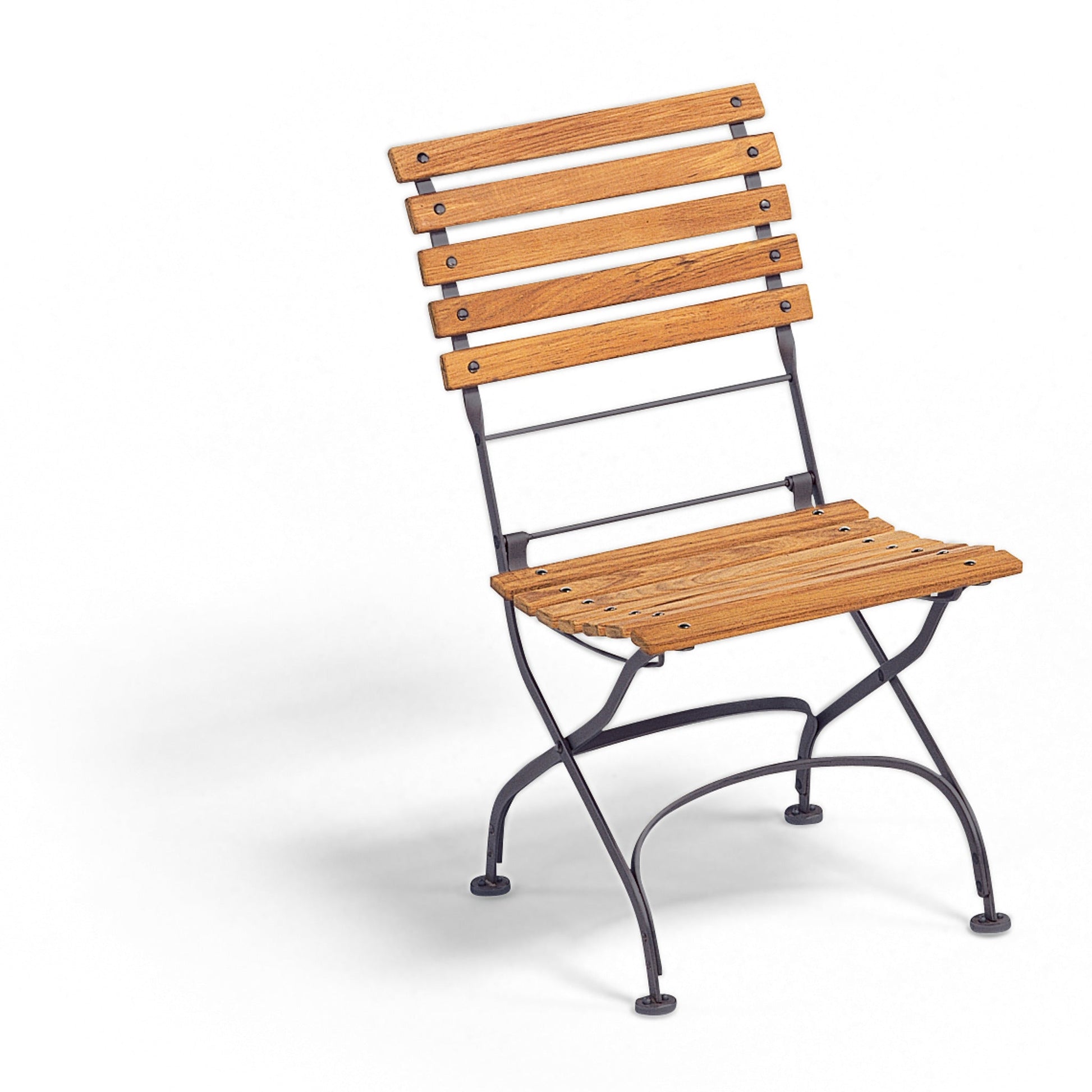 Weishäupl Classic Stuhl Graphitgrau im Garten