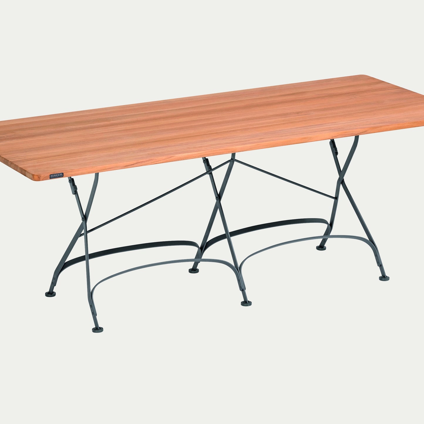 Weishäupl Classic Tisch 180 × 80 cm Graphitgrau