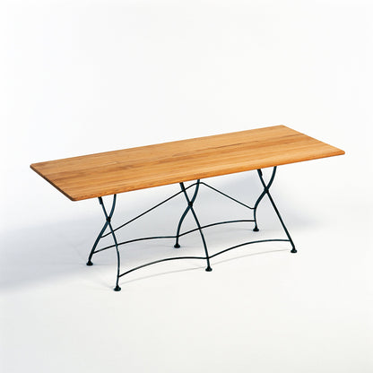 Weishäupl Classic Tisch 200 × 90 cm Dunkelgrün