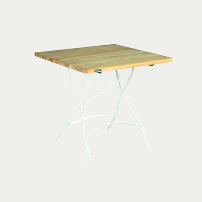 Weishäupl Classic Tisch 80 × 80 cm Weiß