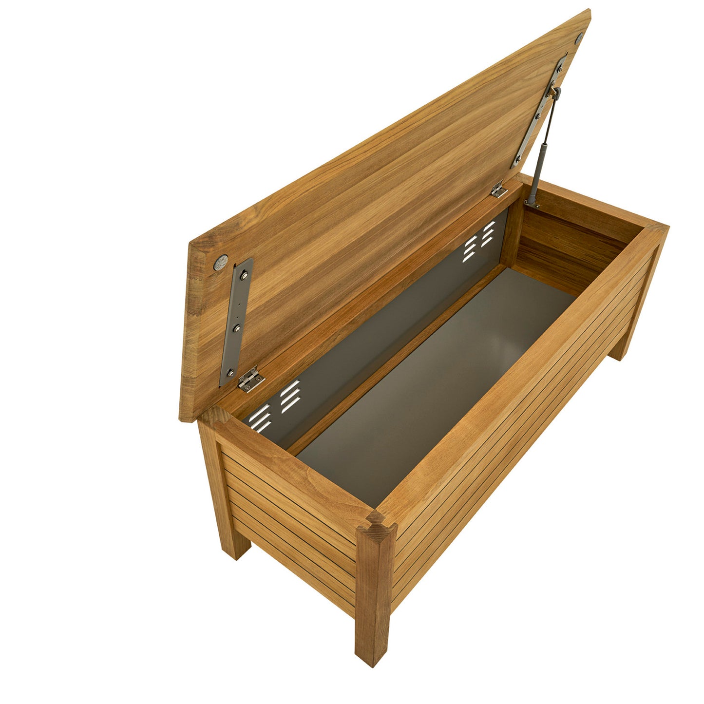 Weishäupl Deck Sitztruhe – geöffnet Detail