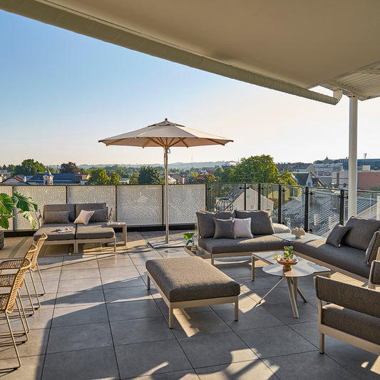 Weishäupl Minu Loungegruppe mit Daybed und Trendschirm