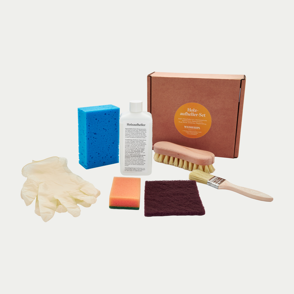 Weishäupl Holzaufheller-Set für Teakmöbel