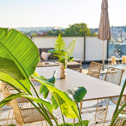 Weishäupl Slope Essgruppe im Garten – Lifestyle