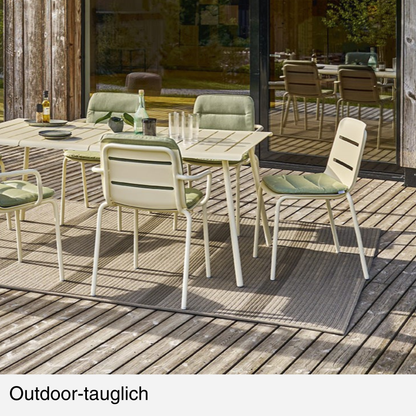 Outdoor-Teppich eckig