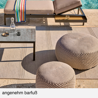 Outdoor-Teppich eckig