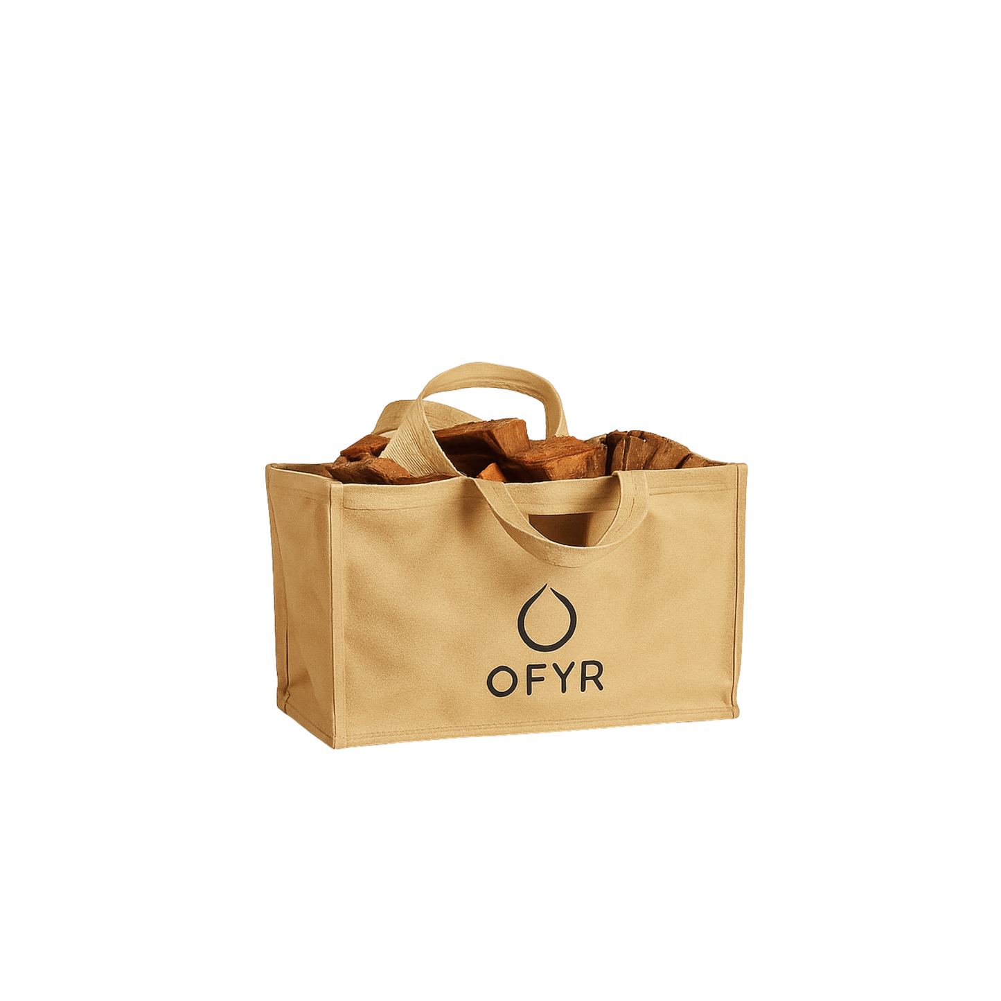 OFYR Wood Bag – robuste Holztasche für einfachen Transport &amp; saubere Lagerung
