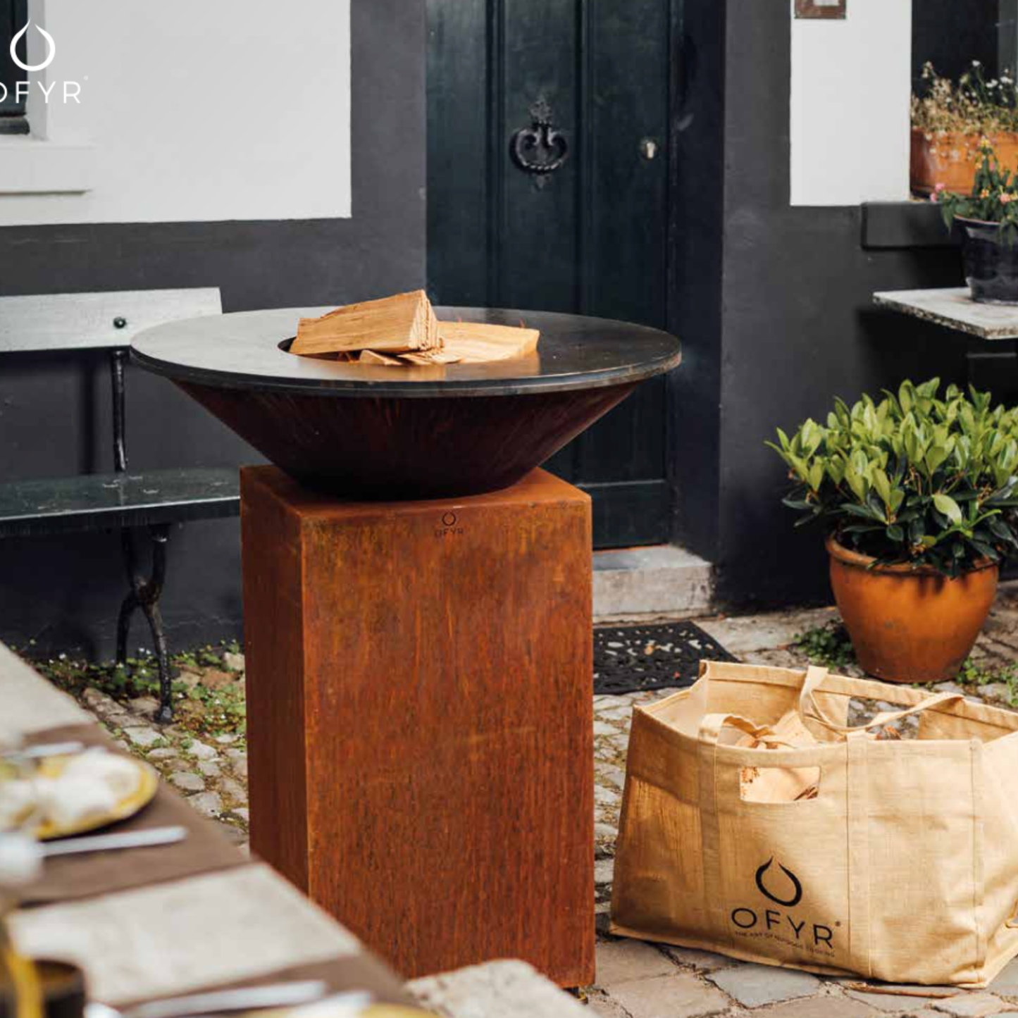 OFYR Wood Bag – robuste Holztasche für einfachen Transport &amp; saubere Lagerung