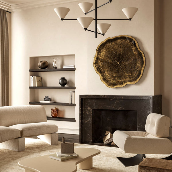 Arbo Deco L von Deknudt Mirrors an der Wand