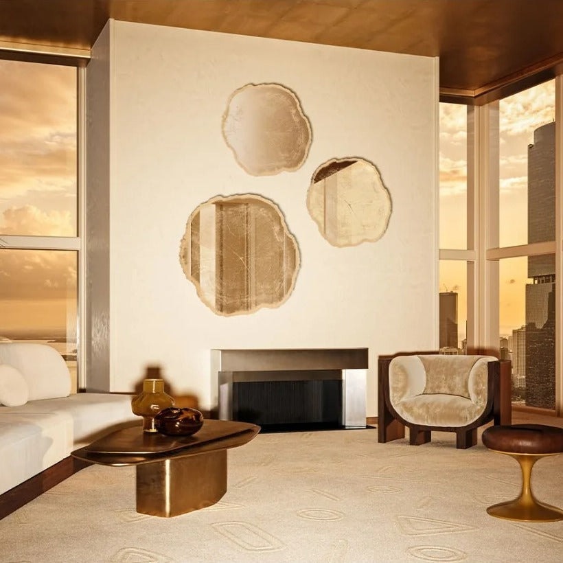 Designspiegel Arbo Gold L von Deknudt Mirrors, Ansicht 3