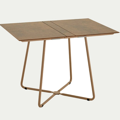 Weishäupl Balcony Klapptisch Marone HPL Bronze freigestellt