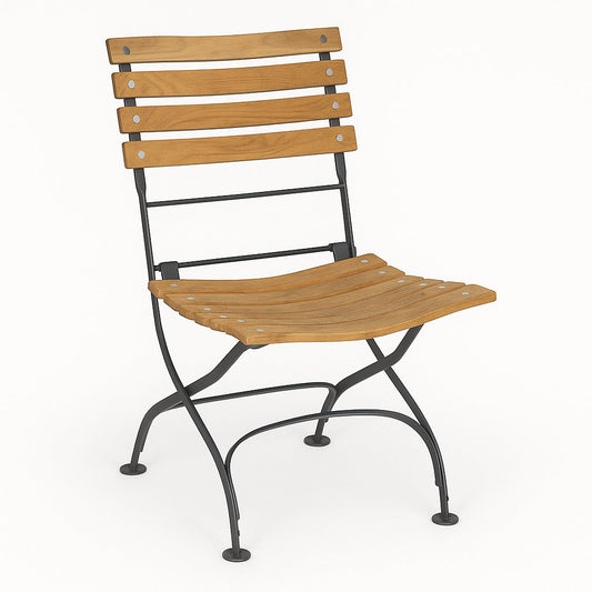 CLASSIC Gartenstuhl geschwungene Belattung