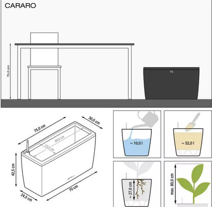 LECHUZA CARARO Premium Weiß