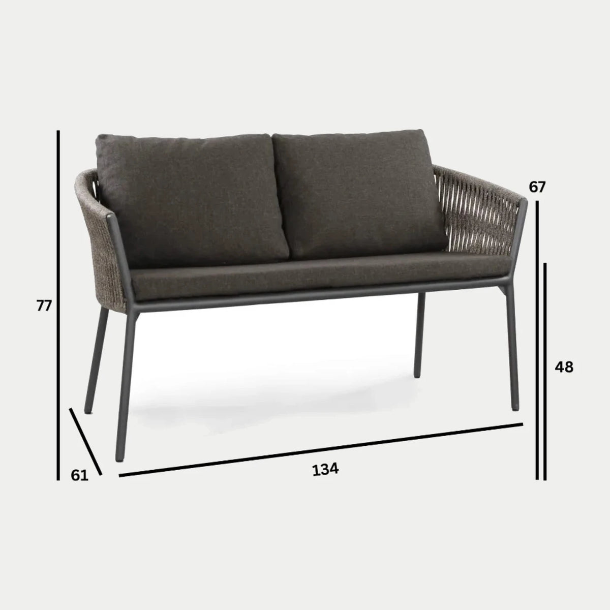 Cosmo 2-Sitzer Bank