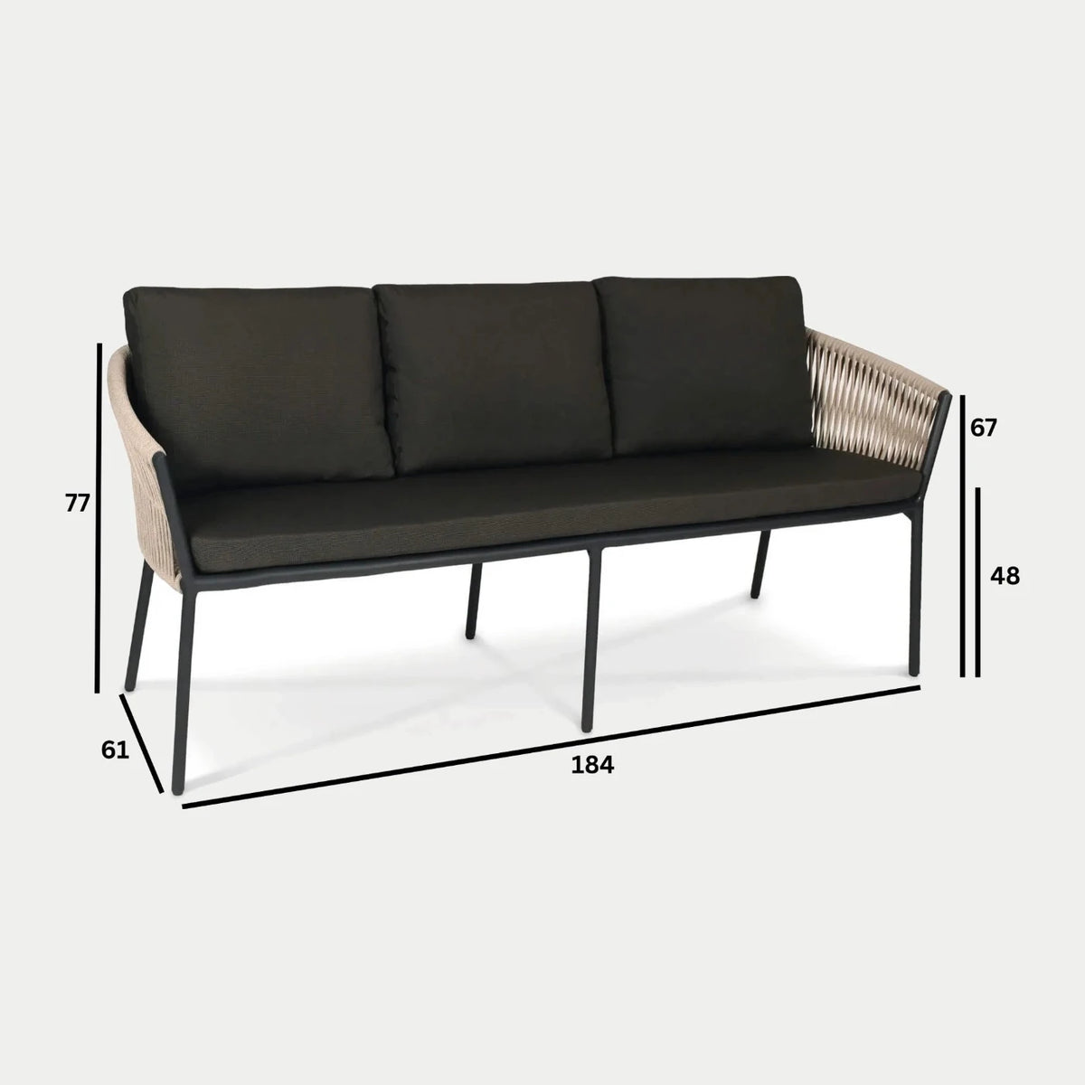 Cosmo 3-Sitzer Bank