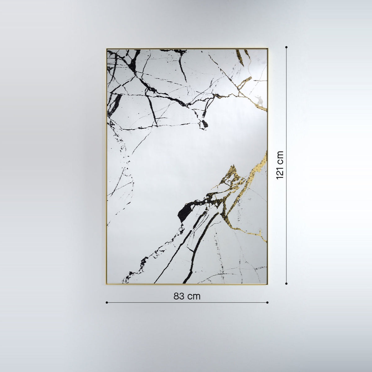 Designspiegel Marble Maßzeichnung
