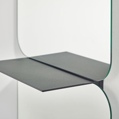 Wandspiegel Taille mit Ablage Detailansicht