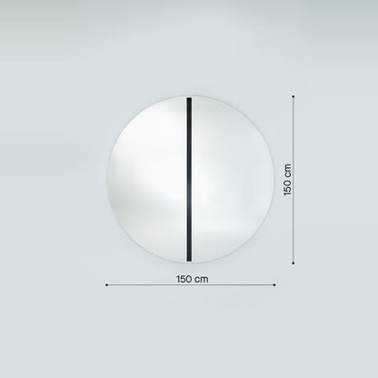 Designspiegel Luna Round Maßzeichnung