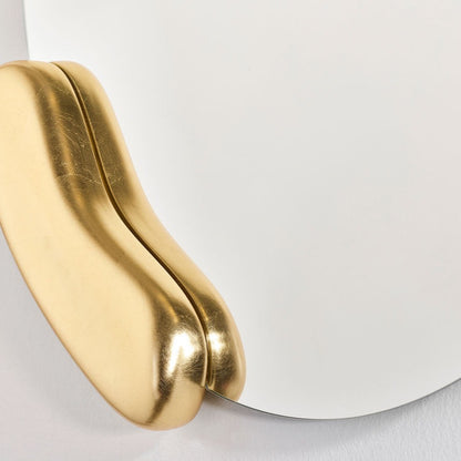 Designspiegel Calco Gold Detailansicht