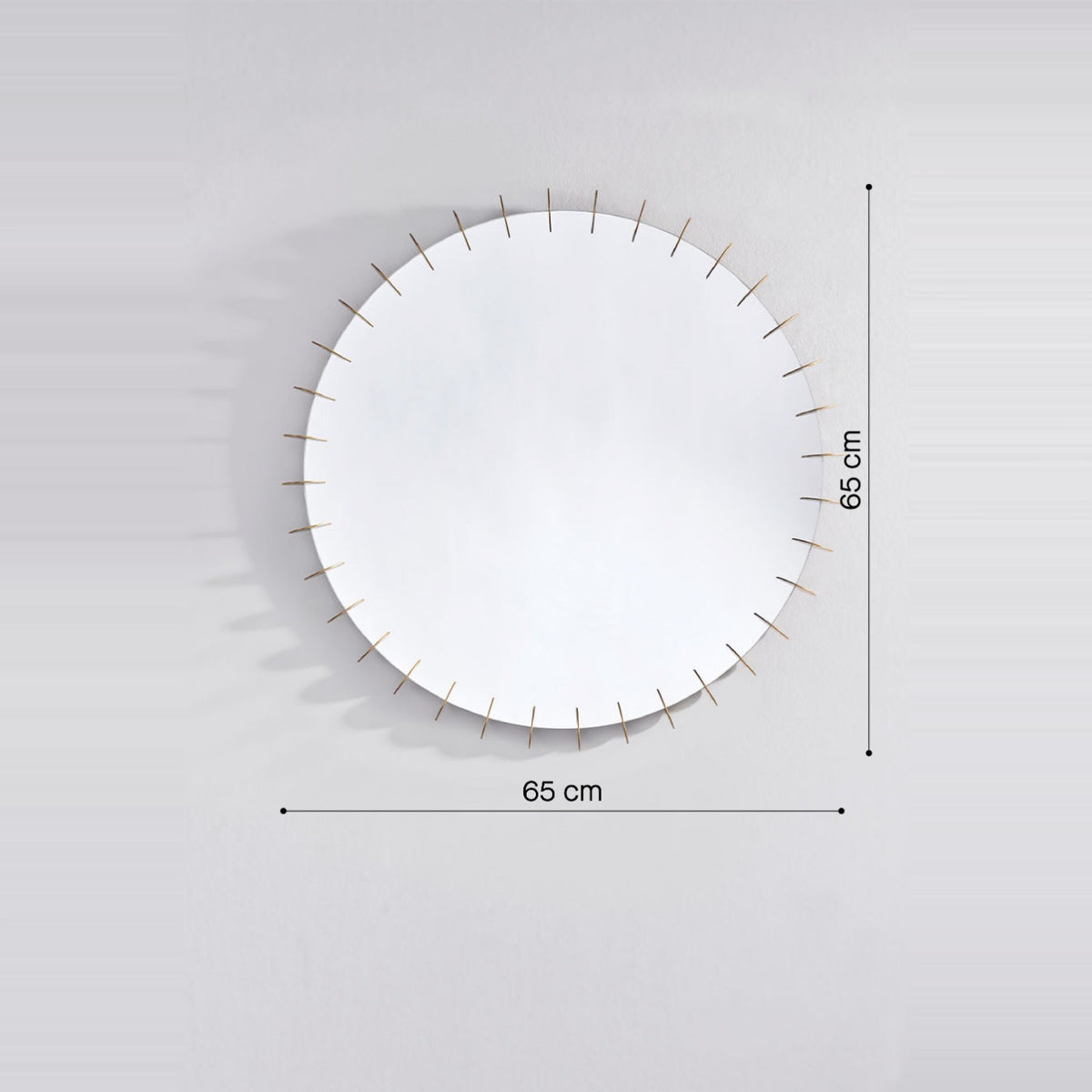 Runder Designspiegel Ray Maßzeichnung