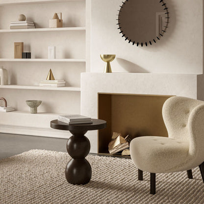 Runder Designspiegel Ray im Wohnraum