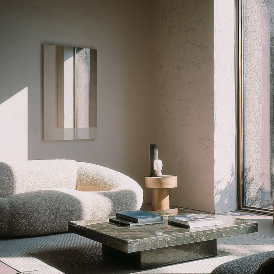 Designspiegel Void im Wohnraum