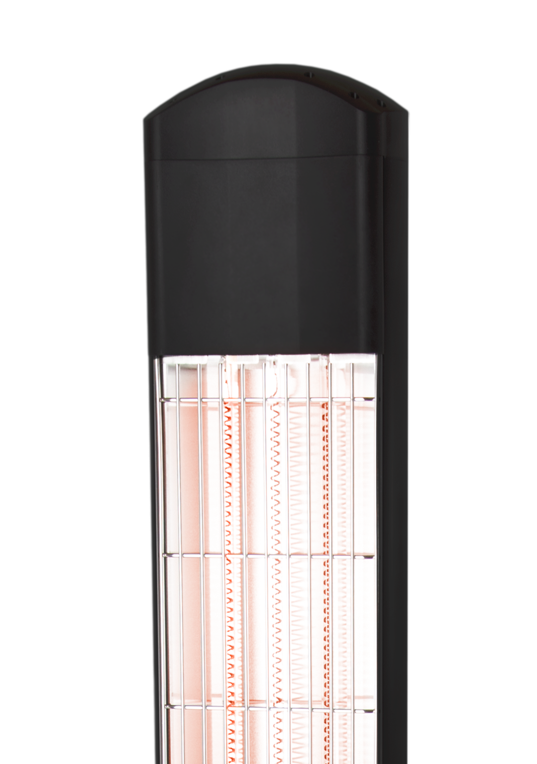 Carbon-Heizelement des ExtremeLine HeatTower hinter dem Schutzgitter