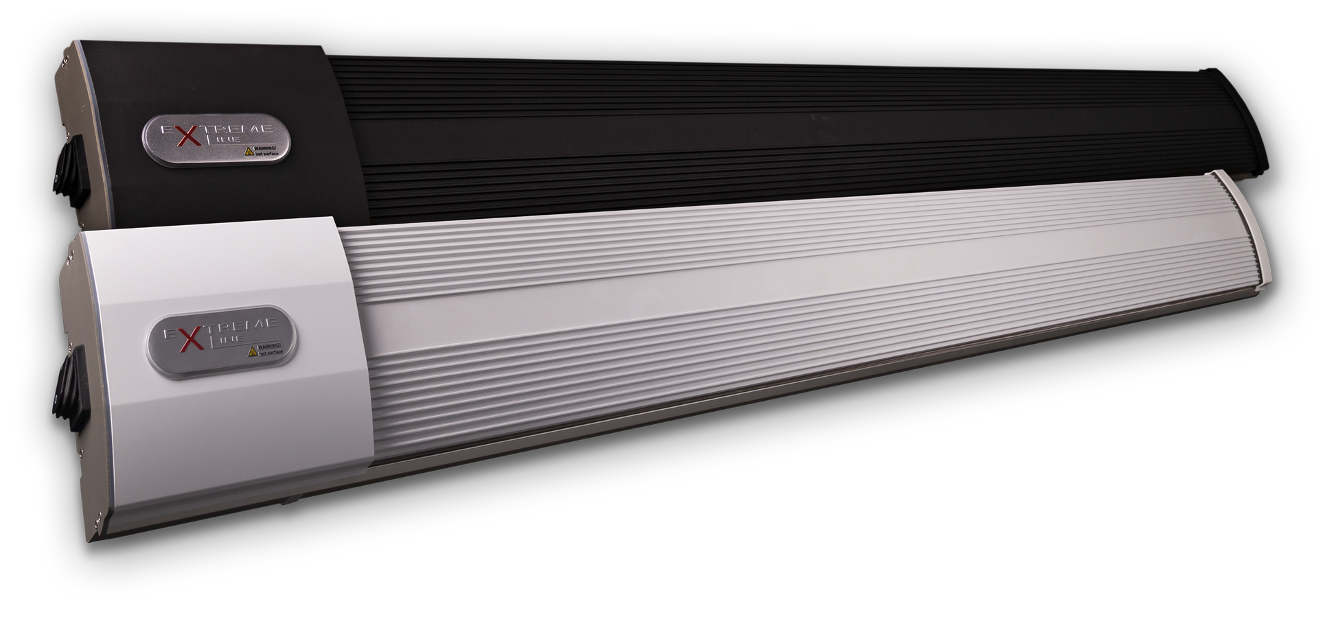 ExtremeLine HeatZone 2400 W in Schwarz und Weiß nebeneinander – freigestellt