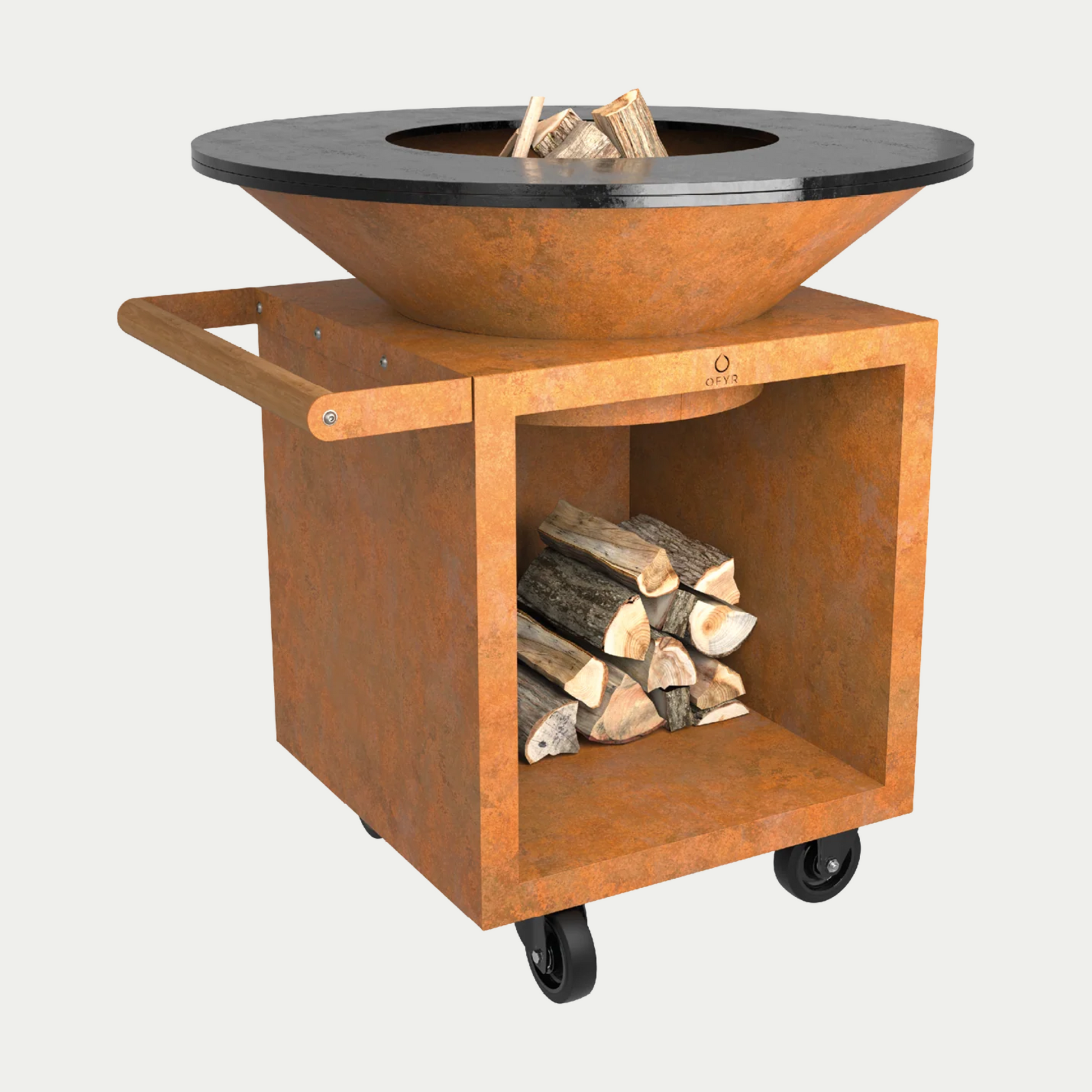 OFYR Classic+ Storage Corten 100 PRO Feuerschale Grill