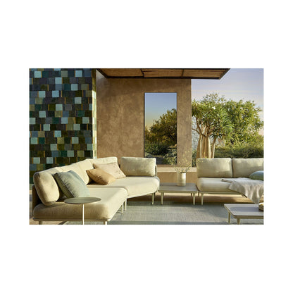 Lucka Outdoor Black XXL – Wetterfester Designspiegel für Garten & Terrasse | Deknudt Mirrors