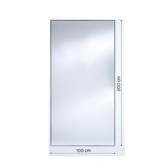 Lucka Outdoor Black XXL – Wetterfester Designspiegel für Garten & Terrasse | Deknudt Mirrors