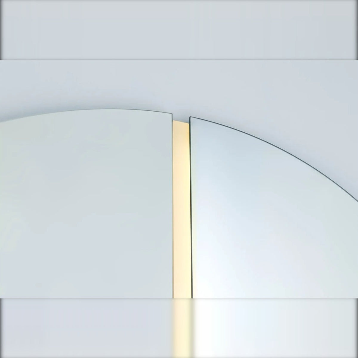 Designspiegel Luna Light Round L von Deknudt Mirrors, Ansicht 5