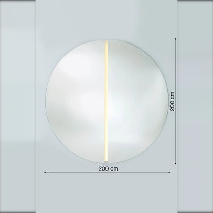 Designspiegel Luna Light Round L von Deknudt Mirrors, Ansicht 6