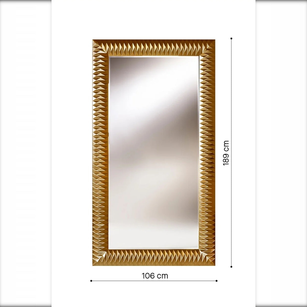 Designspiegel Nick L Gold von Deknudt Mirrors, Ansicht 5
