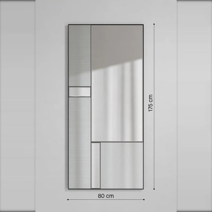 Designspiegel Finestra Flutes XL von Deknudt Mirrors, Ansicht 6