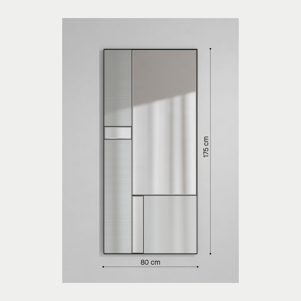 Masszeichnung Finestra Flutes XL 80 x 175 cm