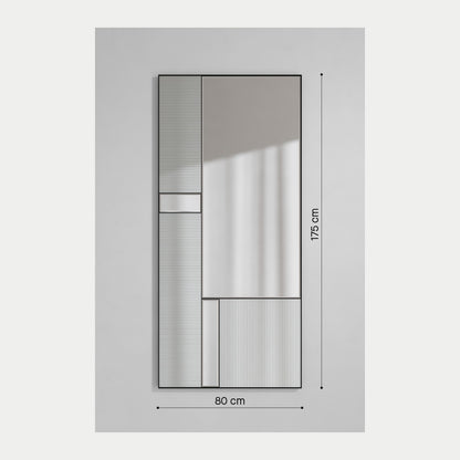 Masszeichnung Finestra Flutes XL 80 x 175 cm
