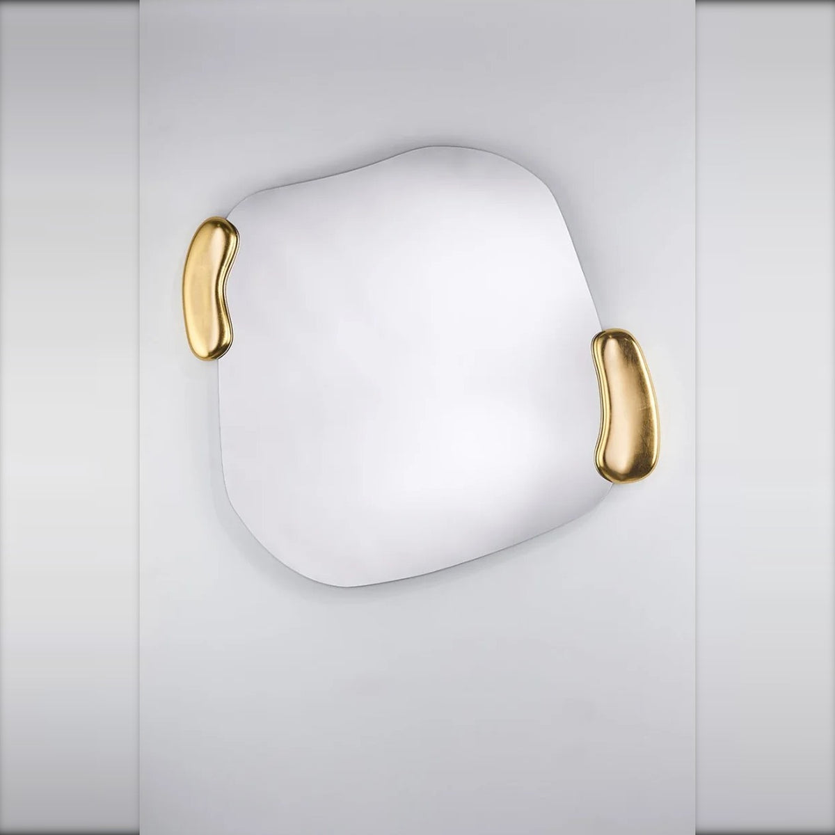 Designspiegel Calco Gold Square von Deknudt Mirrors, Ansicht 2