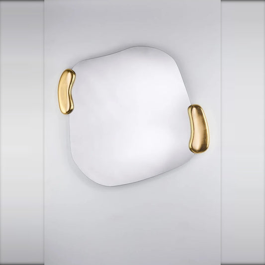 Designspiegel Calco Gold Square von Deknudt Mirrors, Ansicht 2