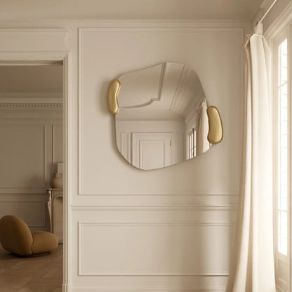 Designspiegel Calco Gold Square von Deknudt Mirrors, Ansicht 3