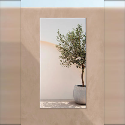 Outdoor-Spiegel Lucka XXL von Deknudt Mirrors an der Wand